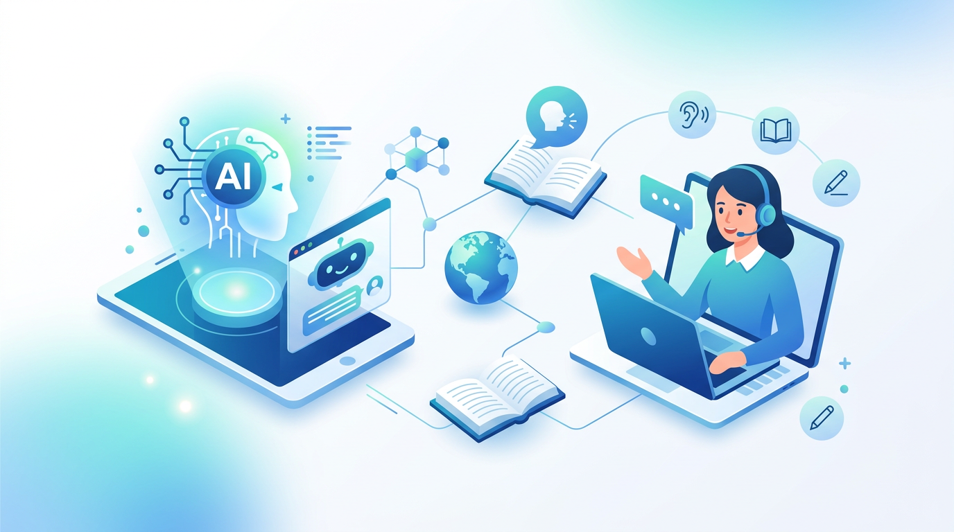 Luyện IELTS với AI và Giáo Viên tại Langujet