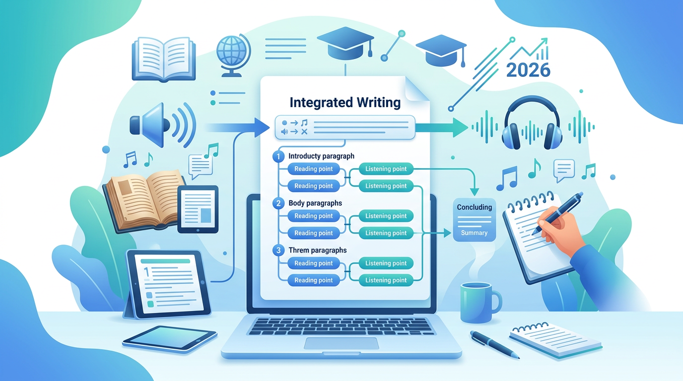 TOEFL Integrated Writing: A Simple Structure That Works